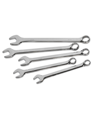 Combination Spanner Set 5pc Jumbo Metric