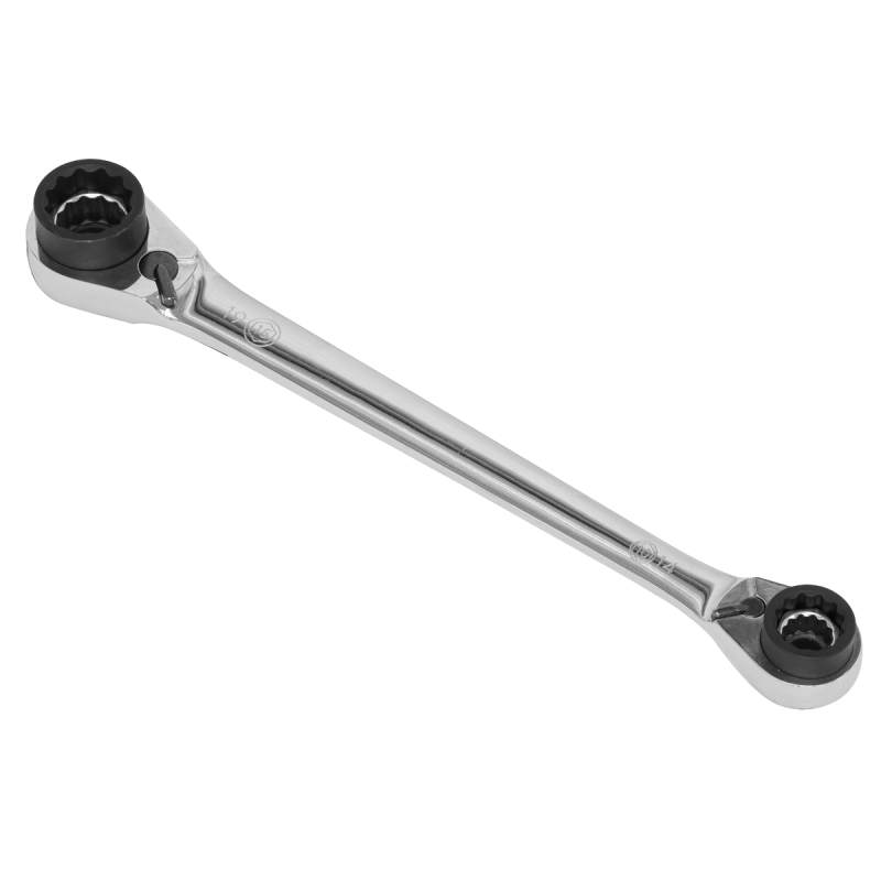 Ratchet Ring Spanner 8-in-1 Reversible Metric