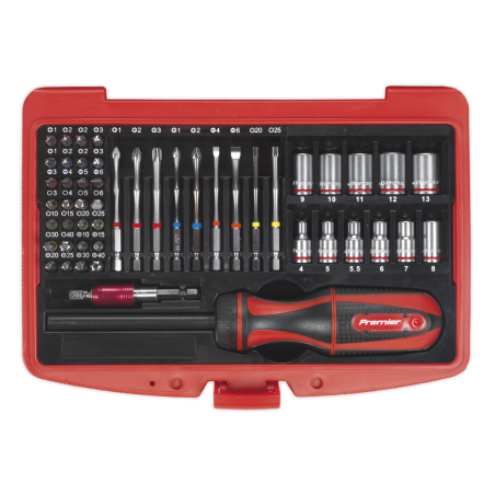 Fine Tooth Ratchet Screwdriver & Accessory Set 51pc