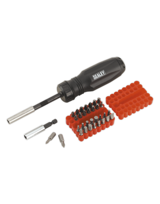 Gearless Ratchet Screwdriver Set 34pc