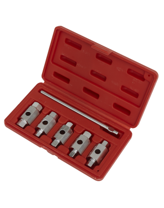 Drain Key Set 6pc Double End