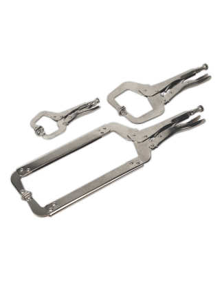 Locking C-Clamp Set 3pc