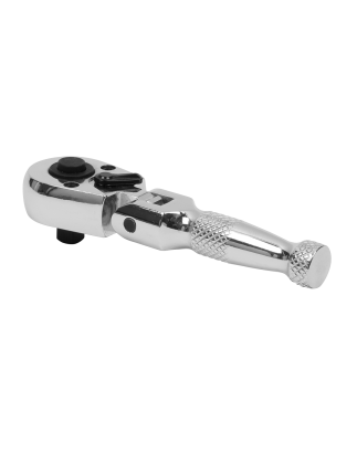 Ratchet Wrench Flexi-Head Stubby 1/4"Sq Drive