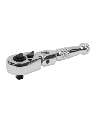 Ratchet Wrench Flexi-Head Stubby 1/4"Sq Drive