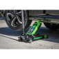 Premier Low Profile Trolley Jack with Rocket Lift 4 Tonne - Green