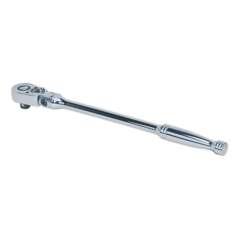 Ratchet Wrench Flexi-Head 300mm 3/8"Sq Drive Pear-Head Flip Reverse