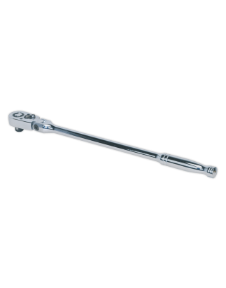 Ratchet Wrench Flexi-Head 445mm 1/2"Sq Drive Pear-Head Flip Reverse