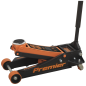 Premier Low Profile Trolley Jack with Rocket Lift 4 Tonne - Orange