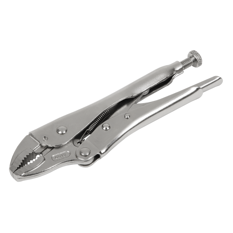 Locking Pliers Curved Jaws 185mm 0-38mm Capacity