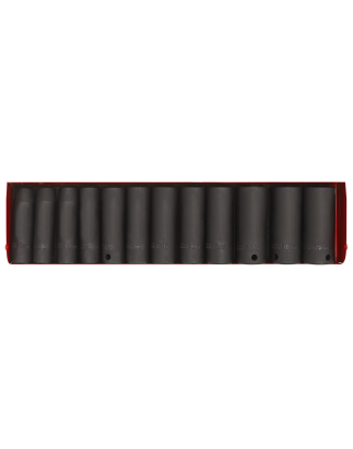 Impact Socket Set 12pc Deep 3/8"Sq Drive Metric/Imperial