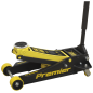 Premier Low Profile Trolley Jack with Rocket Lift 4 Tonne - Yellow