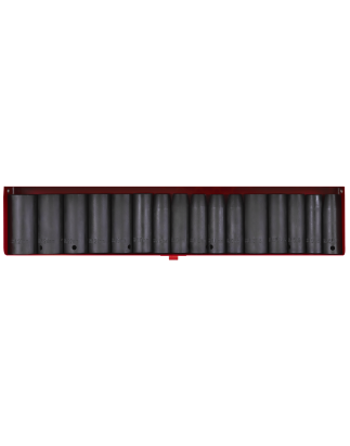 Impact Socket Set 16pc Deep 1/2"Sq Drive Metric/Imperial