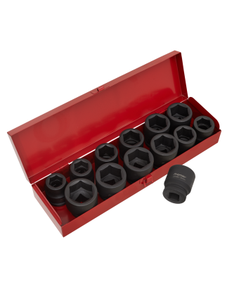 Impact Socket Set 13pc 3/4"Sq Drive Metric/Imperial