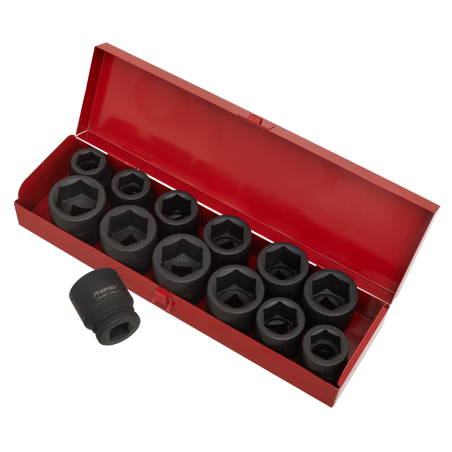 Impact Socket Set 13pc 3/4"Sq Drive Metric/Imperial