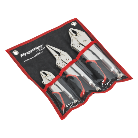 Locking Pliers Set 3pc Quick Release