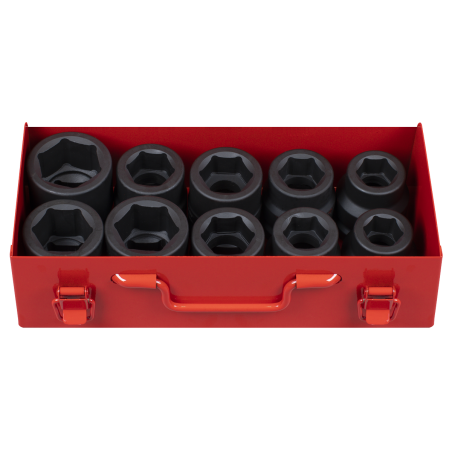 Impact Socket Set 10pc 1"Sq Drive Metric/Imperial