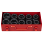 Impact Socket Set 10pc 1"Sq Drive Metric/Imperial