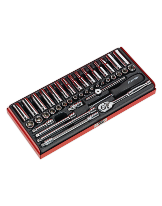 Socket Set 41pc 1/4"Sq Drive 6pt WallDrive® - Metric/Imperial