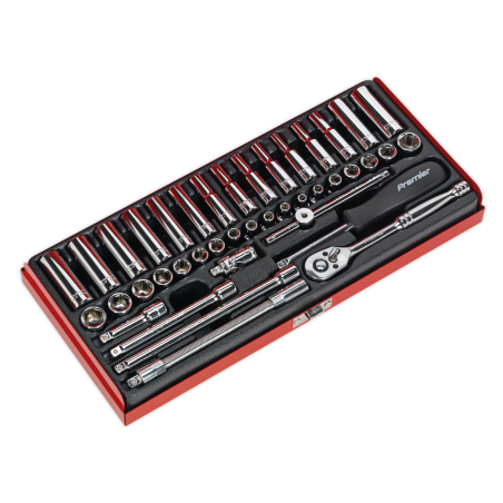 Socket Set 41pc 1/4"Sq Drive 6pt WallDrive® - Metric/Imperial