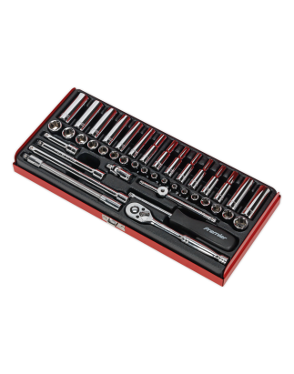 Socket Set 41pc 1/4"Sq Drive 6pt WallDrive® - Metric/Imperial