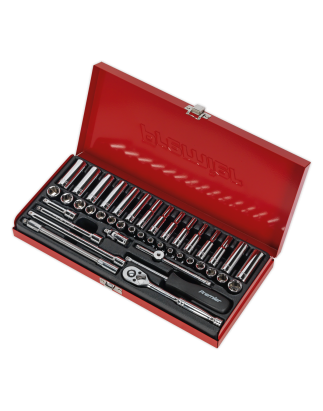 Socket Set 41pc 1/4"Sq Drive 6pt WallDrive® - Metric/Imperial