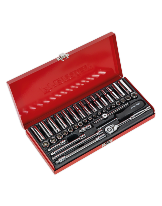 Socket Set 41pc 1/4"Sq Drive 6pt WallDrive® - Metric/Imperial