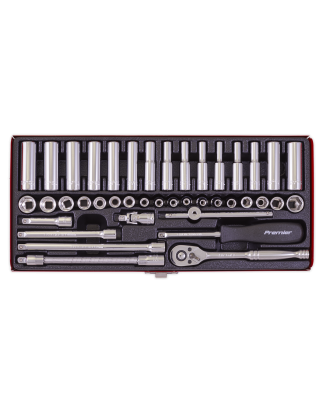 Socket Set 41pc 1/4"Sq Drive 6pt WallDrive® - Metric/Imperial