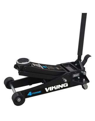 Viking Low Profile Professional Trolley Jack with Rocket Lift 4 Tonne