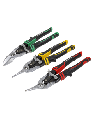 Premier High Leverage Aviation Tin Snip Set 3pc