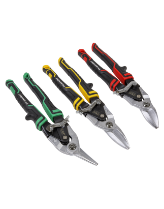 Premier High Leverage Aviation Tin Snip Set 3pc