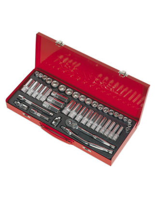 Socket Set 45pc 3/8"Sq Drive 6pt WallDrive® - Metric/Imperial