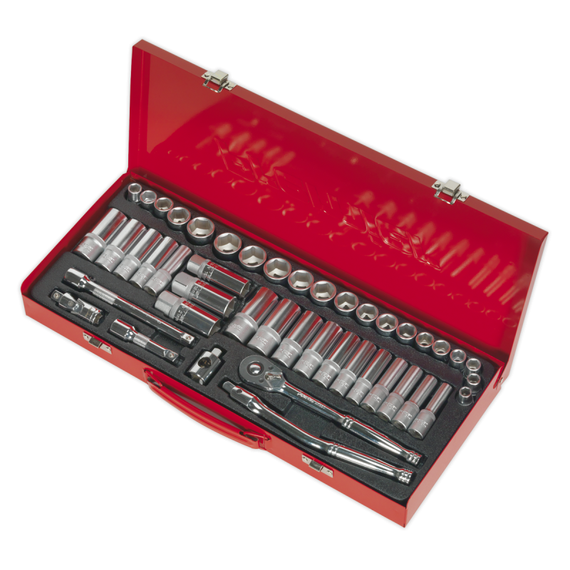 Socket Set 45pc 3/8"Sq Drive 6pt WallDrive® - Metric/Imperial