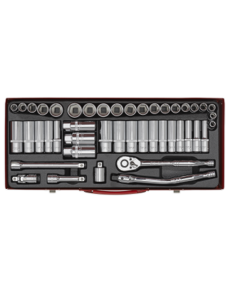 Socket Set 45pc 3/8"Sq Drive 6pt WallDrive® - Metric/Imperial