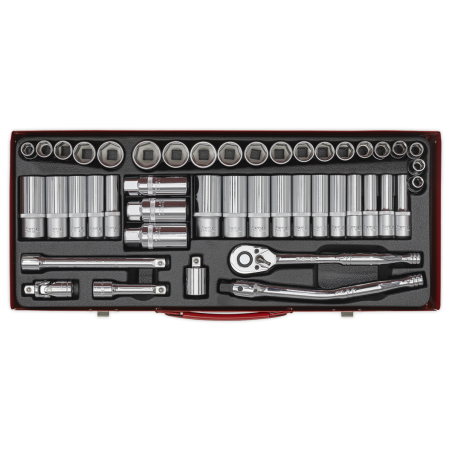 Socket Set 45pc 3/8"Sq Drive 6pt WallDrive® - Metric/Imperial