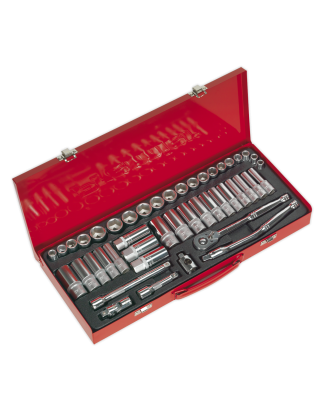 Socket Set 45pc 3/8"Sq Drive 6pt WallDrive® - Metric/Imperial