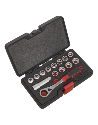 Socket Set 14pc Go-Through Low Profile WallDrive® Metric