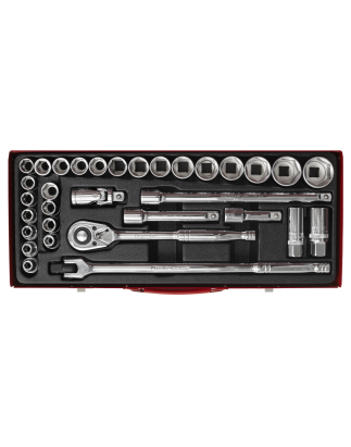 Socket Set 32pc 1/2"Sq Drive 6pt WallDrive® - Metric/Imperial