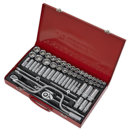 Socket Set 64pc 3/8" & 1/2"Sq Drive 6pt WallDrive® - Metric/Imperial