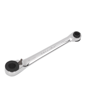 Ratchet Spanner Reversible 1/4"Hex x 10mm Hex