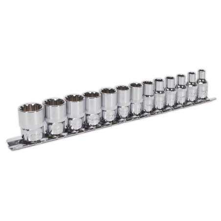 Socket Set 13pc 1/4"Sq Drive Total Drive®