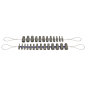 Metric/Imperial Thread Checker Nut & Bolt Checker 26pc