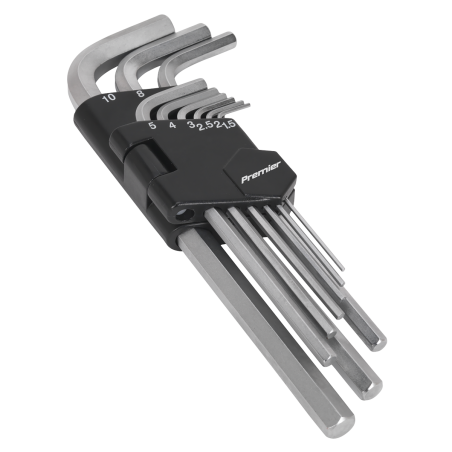 Hex Key Set 9pc Long Metric