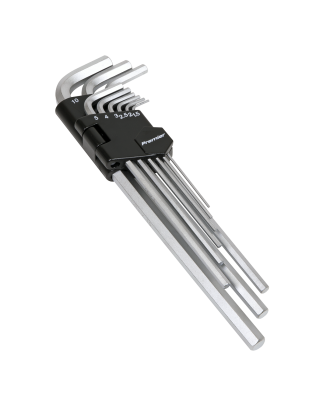 Hex Key Set 9pc Extra-Long Metric