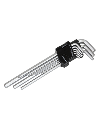 Hex Key Set 9pc Extra-Long Metric