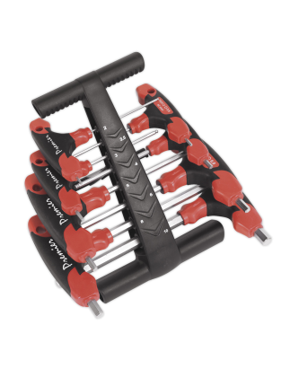 Ball-End Hex Key Set 8pc T-Handle Metric