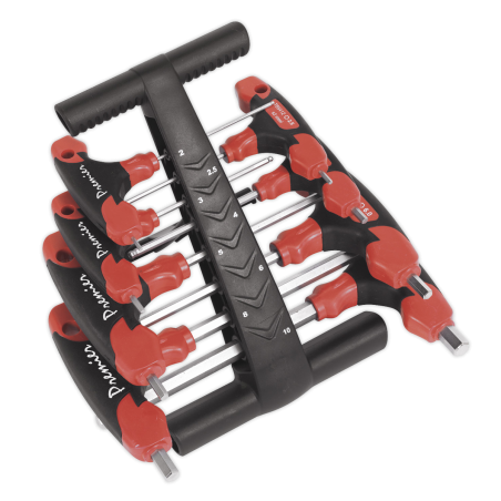 Ball-End Hex Key Set 8pc T-Handle Metric