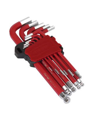 Ball-End Hex Key Set Long Metric 11pc