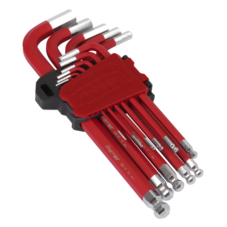 Ball-End Hex Key Set Long Metric 11pc