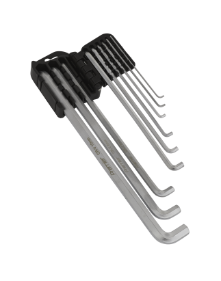 Hex Key Set 9pc Extra-Long Stubby Element Metric