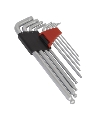 Ball-End Hex Key Set 9pc Extra-Long Lock-On™ - Metric